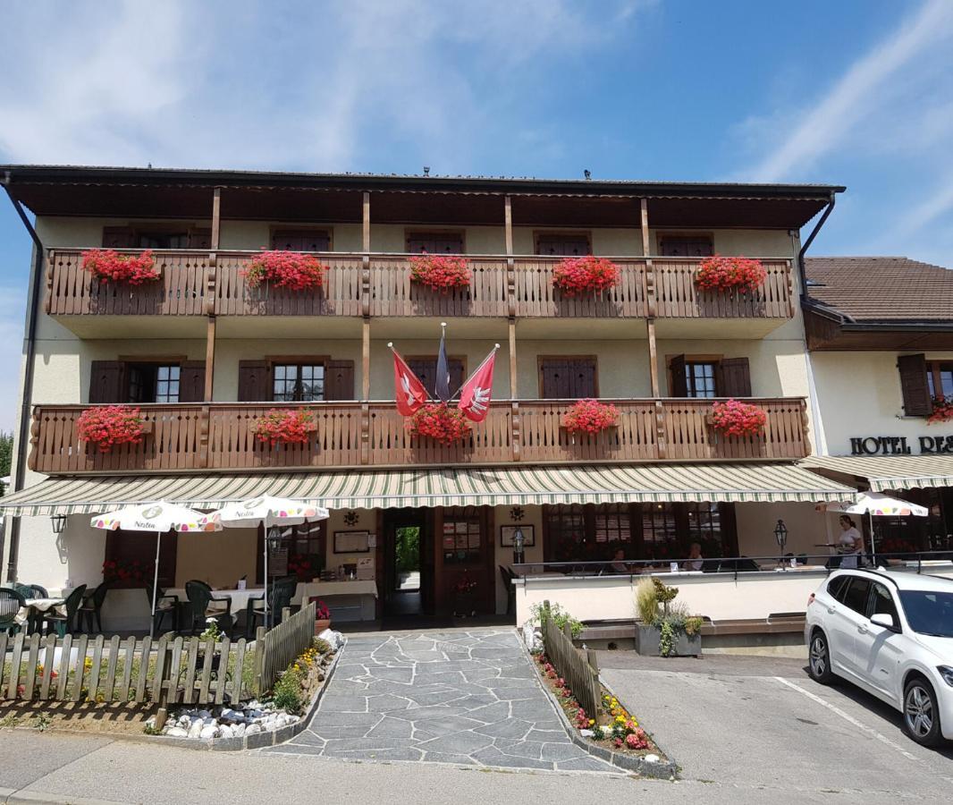 Hotel Restaurant Le Gruyerien Morlon Exterior foto