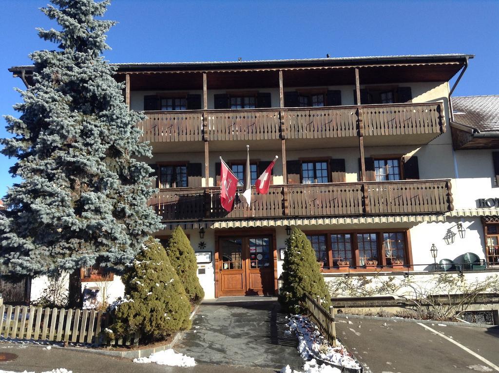 Hotel Restaurant Le Gruyerien Morlon Exterior foto
